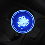 Auto Acrilico Colorato Caricatore USB Tazza di Acqua Scanalatura LED Atmosfera Luce, Bell, Santa Claus, Christmas Deer, Christmas Hat, Christmas Tree, Christmas, Glove, Socks, Snowflake, English Deer, English Christmas, English Tree