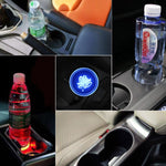 Auto Acrilico Colorato Caricatore USB Tazza di Acqua Scanalatura LED Atmosfera Luce, Bell, Santa Claus, Christmas Deer, Christmas Hat, Christmas Tree, Christmas, Glove, Socks, Snowflake, English Deer, English Christmas, English Tree