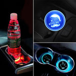Auto Acrilico Colorato Caricatore USB Tazza di Acqua Scanalatura LED Atmosfera Luce, Bell, Santa Claus, Christmas Deer, Christmas Hat, Christmas Tree, Christmas, Glove, Socks, Snowflake, English Deer, English Christmas, English Tree