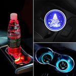 Auto Acrilico Colorato Caricatore USB Tazza di Acqua Scanalatura LED Atmosfera Luce, Bell, Santa Claus, Christmas Deer, Christmas Hat, Christmas Tree, Christmas, Glove, Socks, Snowflake, English Deer, English Christmas, English Tree