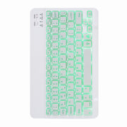 Custodia in pelle per tastiera Bluetooth con retroilluminazione monocromatica H-102S con supporto triplo posteriore, For iPad 10.2 2020 & 2019 / Pro 10.5 inch, For iPad 9.7 2018 & 2017, For iPad Pro 11 inch 2021 & 2020 & 2018 / Air 2020 10.9