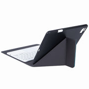 Custodia in pelle per tastiera Bluetooth H-097C Touch con supporto triplo posteriore, For iPad 9.7 2018 & 2017, For iPad Pro 11 inch 2021 & 2020 & 2018 / Air 2020 10.9