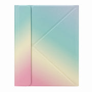 Custodia in pelle per tastiera Bluetooth con retroilluminazione touch H-097CS con supporto triplo posteriore, For iPad 9.7 2018 & 2017, For iPad Pro 11 inch 2021 & 2020 & 2018 / Air 2020 10.9