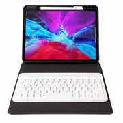 Custodia in pelle per tastiera Bluetooth H-102 con supporto triplo posteriore, For iPad 10.2 2020 & 2019 / Pro 10.5 inch, For iPad 9.7 2018 & 2017, For iPad Pro 11 inch 2021 & 2020 & 2018 / Air 2020 10.9