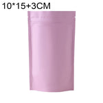 100 buste stand-up per snack in lamina di alluminio opaco, 10x15+3cm, 12x20+4cm