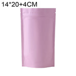 100 buste stand-up per snack in lamina di alluminio opaco, 14x20+4cm, 15x22+4cm