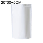 100 buste stand-up per snack in lamina di alluminio opaco, 20x30+5cm