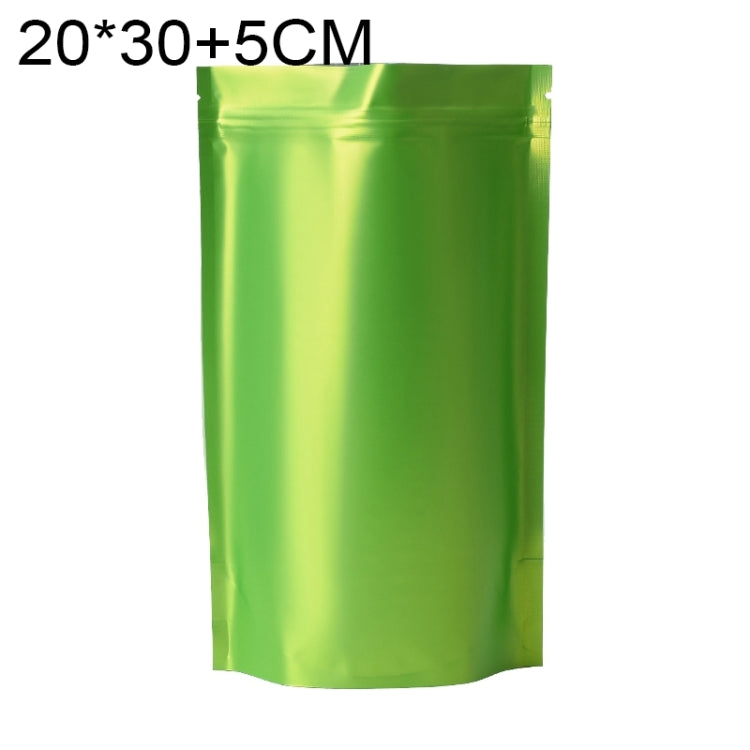 100 buste stand-up per snack in lamina di alluminio opaco, 20x30+5cm