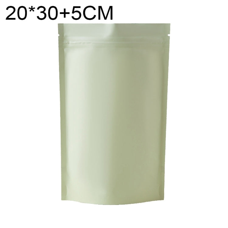 100 buste stand-up per snack in lamina di alluminio opaco, 20x30+5cm