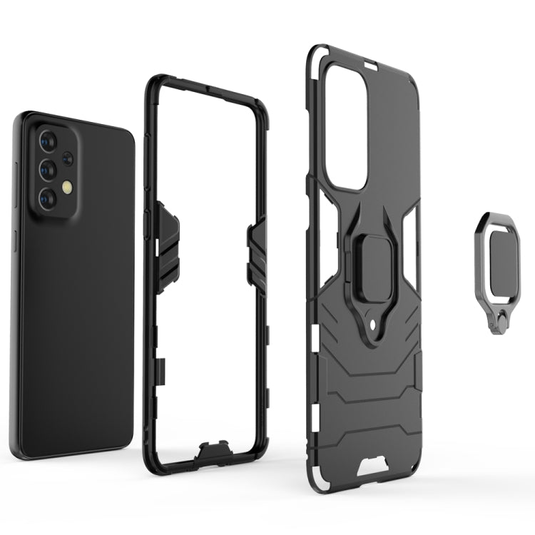 Custodia protettiva antiurto per PC + TPU con supporto per anello magnetico, For Samaung Galaxy A33 5G