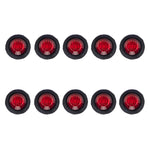 Lampada di posizione laterale rotonda a LED per rimorchio per camion 10 in 1, A5010 Red Light, A5011 Amber Light, A5012 White Light, A5013 Red + Amber Light