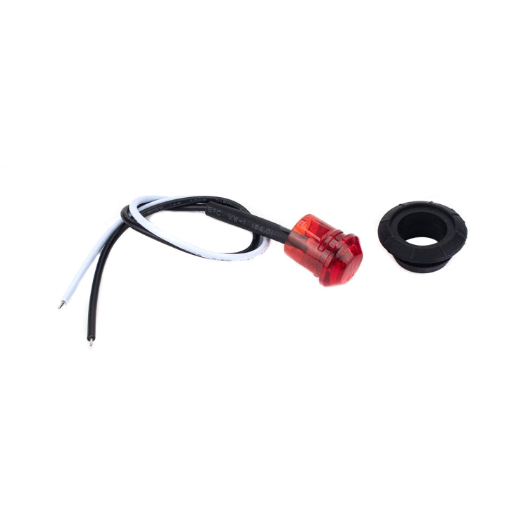 Lampada di posizione laterale rotonda a LED per rimorchio per camion 10 in 1, A5010 Red Light, A5011 Amber Light, A5012 White Light, A5013 Red + Amber Light