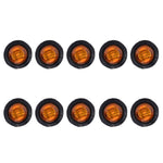 Lampada di posizione laterale rotonda a LED per rimorchio per camion 10 in 1, A5010 Red Light, A5011 Amber Light, A5012 White Light, A5013 Red + Amber Light
