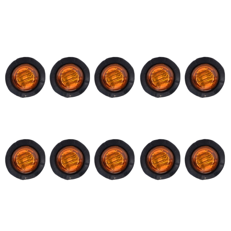 Lampada di posizione laterale rotonda a LED per rimorchio per camion 10 in 1, A5010 Red Light, A5011 Amber Light, A5012 White Light, A5013 Red + Amber Light