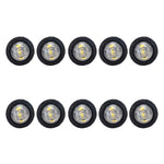 Lampada di posizione laterale rotonda a LED per rimorchio per camion 10 in 1, A5010 Red Light, A5011 Amber Light, A5012 White Light, A5013 Red + Amber Light