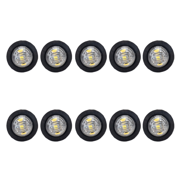 Lampada di posizione laterale rotonda a LED per rimorchio per camion 10 in 1, A5010 Red Light, A5011 Amber Light, A5012 White Light, A5013 Red + Amber Light