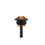 20 in 1 luce di posizione laterale rotonda a LED per rimorchio per camion leggero rosso + ambra, A5014