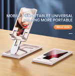 Supporto da tavolo sottile per smartphone e tablet fino a 12 poll