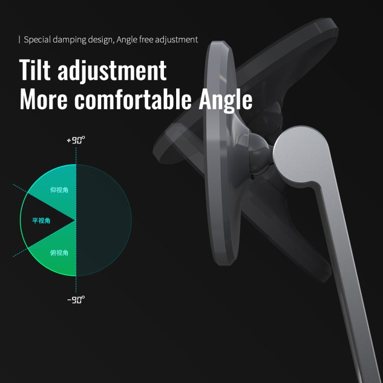 R-JUST SJ18 Supporto magnetico da tavolo in alluminio