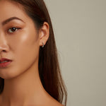 Orecchini da donna con fibbia con orecchio di serpente in argento sterling S925, Snake Ear Buckle