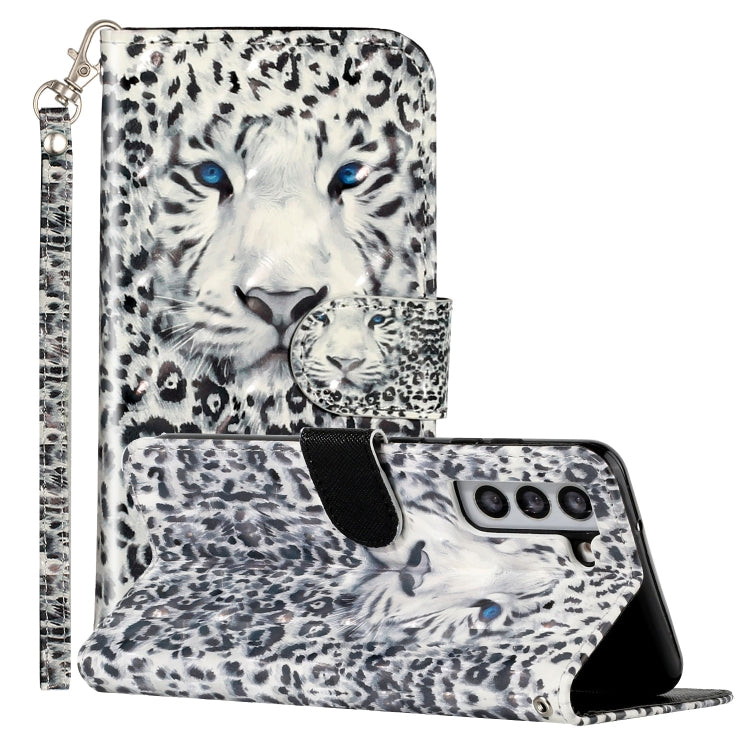 Custodia per telefono in pelle PU con vibrazione orizzontale modello 3D, For Samsung Galaxy S22 5G, For Samsung Galaxy S22+ 5G