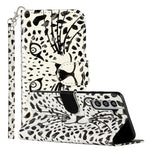 Custodia per telefono in pelle PU con vibrazione orizzontale modello 3D, For Samsung Galaxy S22 5G, For Samsung Galaxy S22+ 5G