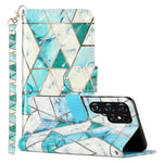 Custodia per telefono in pelle PU con vibrazione orizzontale modello 3D, For Samsung Galaxy S22 Ultra 5G