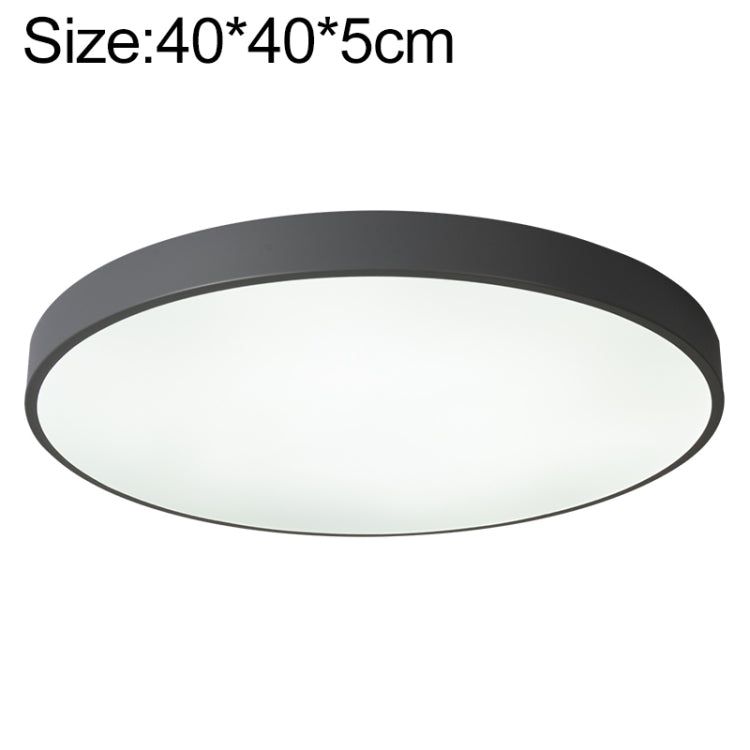 Plafoniera Rotonda LED Macaron, Luce 3 Colori, 23cm, 30cm, 40cm