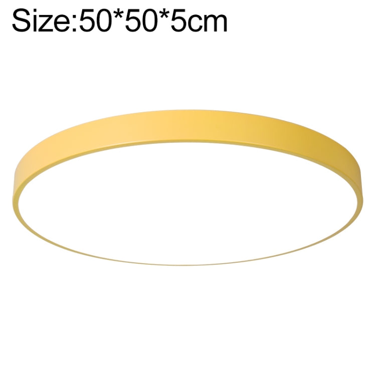 Plafoniera Rotonda LED Macaron, Luce 3 Colori, 50cm, 60cm, 78cm