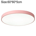 Plafoniera Rotonda LED Macaron, Luce 3 Colori, 50cm, 60cm, 78cm