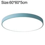 Plafoniera Rotonda LED Macaron, Luce 3 Colori, 50cm, 60cm, 78cm