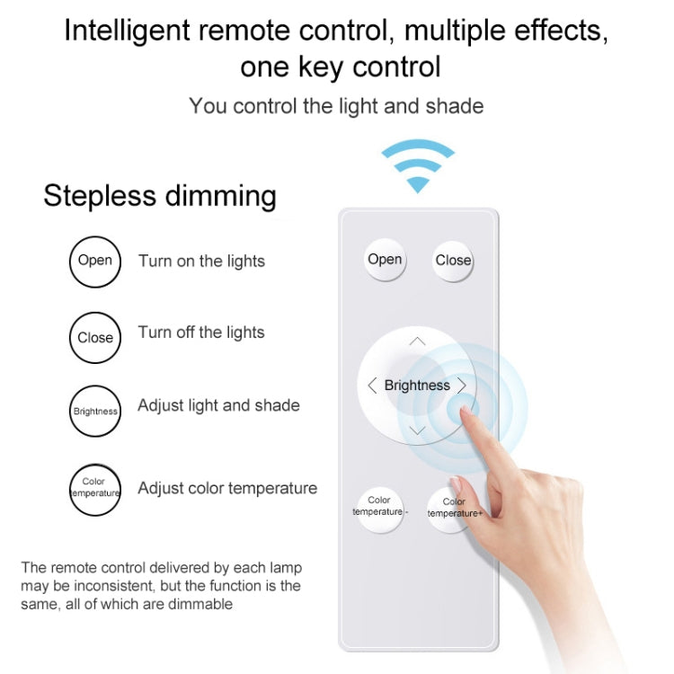 Lampada da soffitto rotonda a LED Macaron, regolazione continua, 23cm, 30cm, 40cm