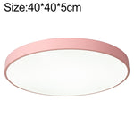 Lampada da soffitto rotonda a LED Macaron, regolazione continua, 23cm, 30cm, 40cm