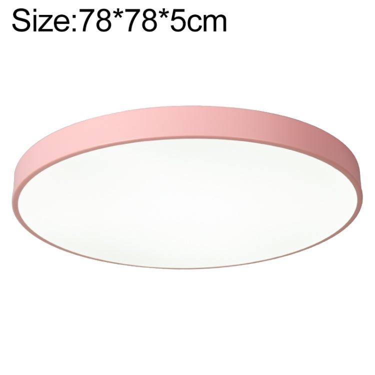 Lampada da soffitto rotonda a LED Macaron, regolazione continua, 50cm, 60cm, 78cm