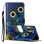 Custodia per telefono in pelle PU con motivo in rilievo a olio, For Samsung Galaxy S22 5G, For Samsung Galaxy S22+ 5G