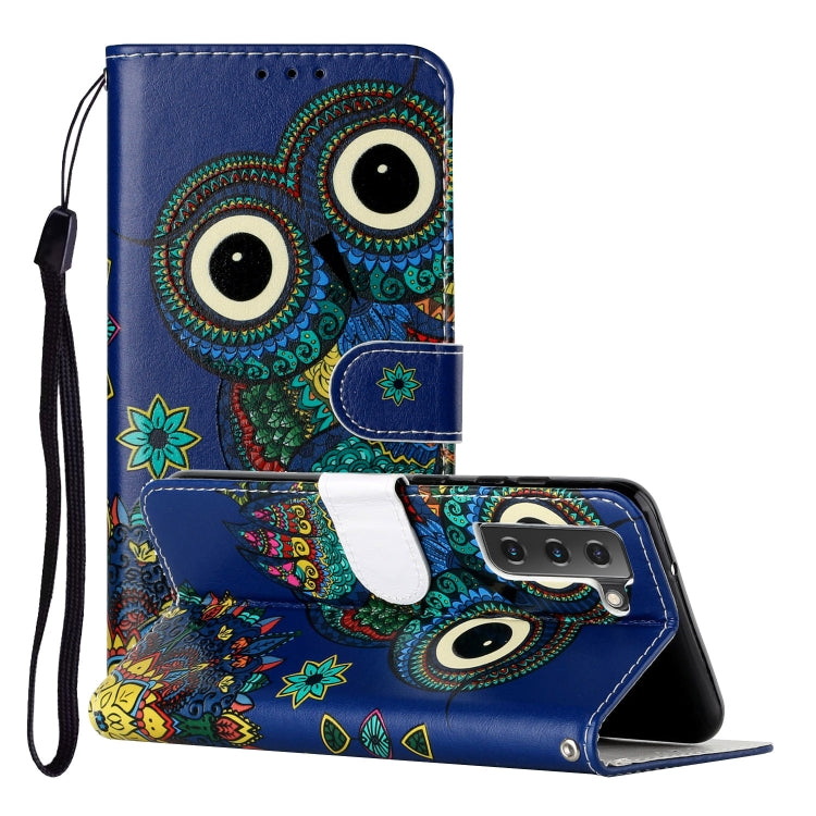 Custodia per telefono in pelle PU con motivo in rilievo a olio, For Samsung Galaxy S22 5G, For Samsung Galaxy S22+ 5G