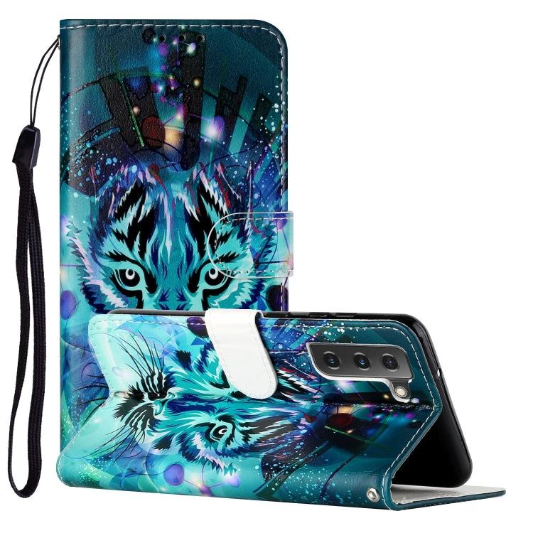 Custodia per telefono in pelle PU con motivo in rilievo a olio, For Samsung Galaxy S22 5G, For Samsung Galaxy S22+ 5G