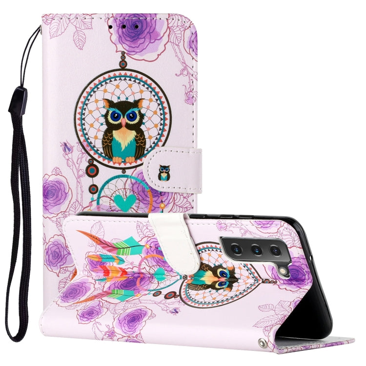 Custodia per telefono in pelle PU con motivo in rilievo a olio, For Samsung Galaxy S22 5G, For Samsung Galaxy S22+ 5G