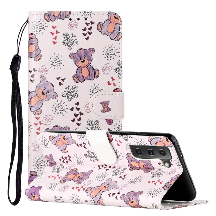 Custodia per telefono in pelle PU con motivo in rilievo a olio, For Samsung Galaxy S22 5G, For Samsung Galaxy S22+ 5G