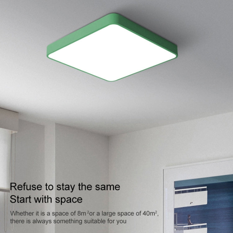 Plafoniera Quadrata LED Macaron, Luce 3 Colori, 30cm, 40cm, 50cm