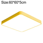 Plafoniera Quadrata LED Macaron, Luce 3 Colori, 60cm