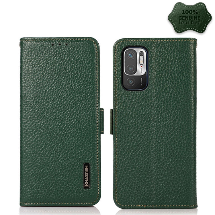 KHAZNEH Custodia per telefono RFID in vera pelle Litchi magnetica laterale, For Xiaomi Mi 11 Lite 5G / Mi 11 Lite, For Xiaomi Mi 11, For Xiaomi Mi 11T / Mi 11T Pro, For Xiaomi Redmi Note 10 5G, For Xiaomi Redmi Note 10 Pro                              ...
