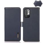 KHAZNEH Custodia per telefono RFID in vera pelle Litchi magnetica laterale, For Xiaomi Mi 11 Lite 5G / Mi 11 Lite, For Xiaomi Mi 11, For Xiaomi Mi 11T / Mi 11T Pro, For Xiaomi Redmi Note 10 5G, For Xiaomi Redmi Note 10 Pro                              ...