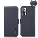 KHAZNEH Custodia per telefono RFID in vera pelle Litchi magnetica laterale, For Xiaomi Mi 11 Lite 5G / Mi 11 Lite, For Xiaomi Mi 11, For Xiaomi Mi 11T / Mi 11T Pro, For Xiaomi Redmi Note 10 5G, For Xiaomi Redmi Note 10 Pro                              ...