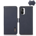 KHAZNEH Custodia per telefono RFID in vera pelle Litchi magnetica laterale, For Xiaomi Mi 11 Lite 5G / Mi 11 Lite, For Xiaomi Mi 11, For Xiaomi Mi 11T / Mi 11T Pro, For Xiaomi Redmi Note 10 5G, For Xiaomi Redmi Note 10 Pro                              ...