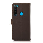 KHAZNEH Custodia per telefono RFID in vera pelle Litchi magnetica laterale, For Xiaomi Redmi Note 8 2021, For Xiaomi Redmi Note 10 4G, For Xiaomi Redmi Note 10 JP Version, For Xiaomi Redmi Note 11, For Xiaomi Redmi Note 11 Pro, For Xiaomi Civi 5G