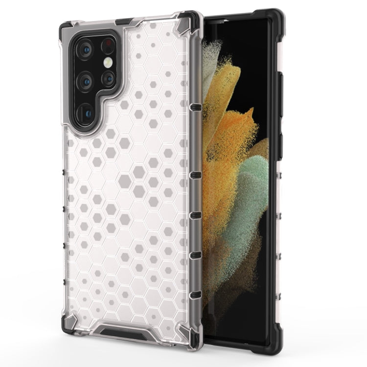 PC a nido d'ape + custodia per telefono in TPU, For Samsung Galaxy S22 5G, For Samsung Galaxy S22+ 5G, For Samsung Galaxy S22 Ultra 5G, For Honor 60