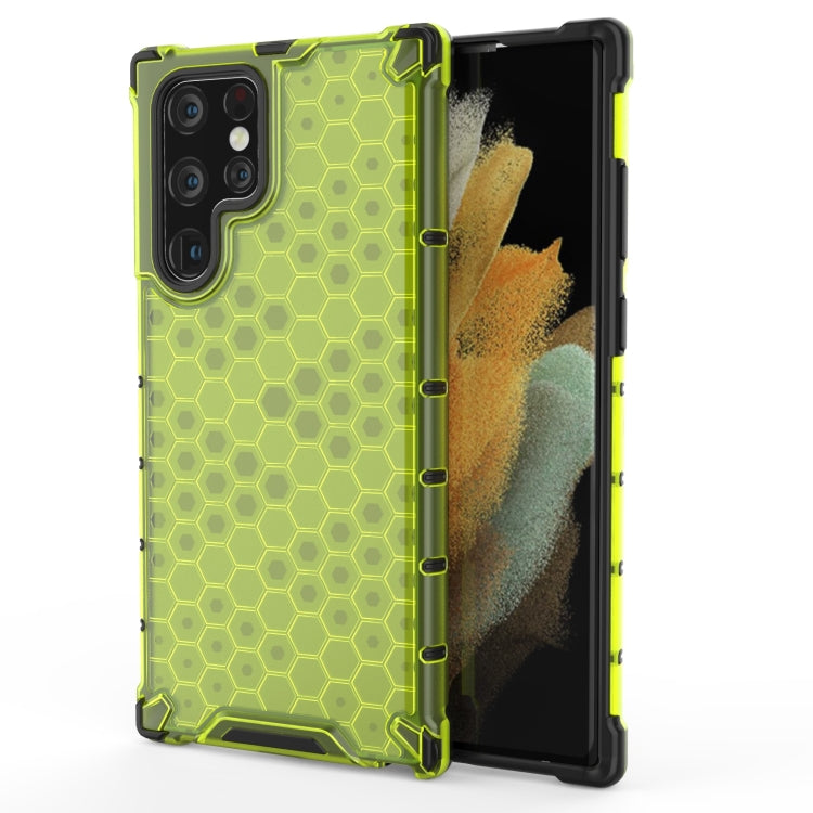 PC a nido d'ape + custodia per telefono in TPU, For Samsung Galaxy S22 5G, For Samsung Galaxy S22+ 5G, For Samsung Galaxy S22 Ultra 5G, For Honor 60