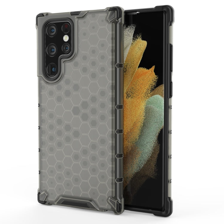 PC a nido d'ape + custodia per telefono in TPU, For Samsung Galaxy S22 5G, For Samsung Galaxy S22+ 5G, For Samsung Galaxy S22 Ultra 5G, For Honor 60