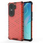 PC a nido d'ape + custodia per telefono in TPU, For Honor 60 Pro, For Honor X30i, For OPPO Realme Narzo 50A, For OPPO Realme Narzo 50 4G